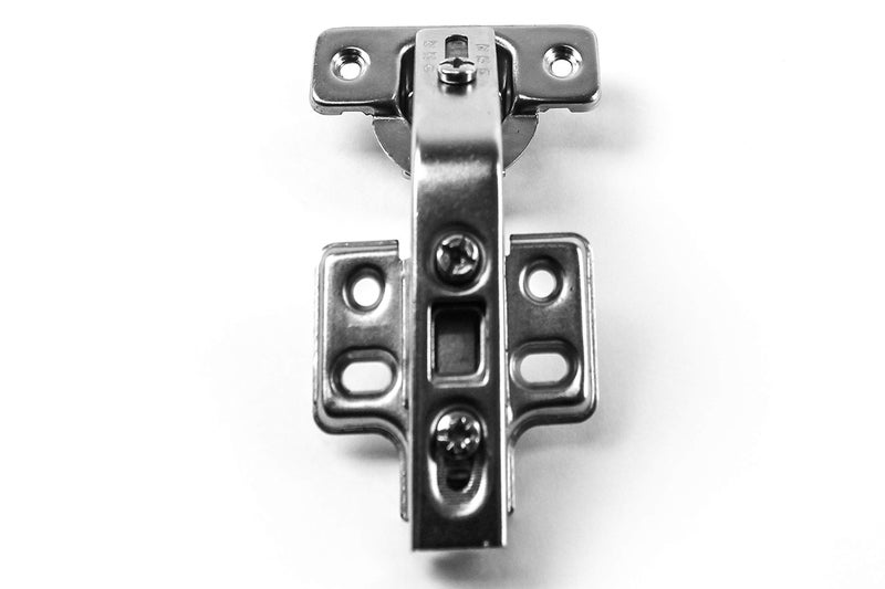 Berta (2+2) 135/165 Degree Hinges Combination, Full Overlay, 2-Cam 4-Way Adjustment, Concealed Frameless Lazy Susan/Bi Folding Cabinet Door Hinges Set with Screws (135 & 165 Degree Soft Close Hinges) - Image 2